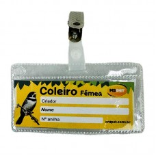 KIT ETIQ. PORTA NOME COLEIRO FEMEA S/C