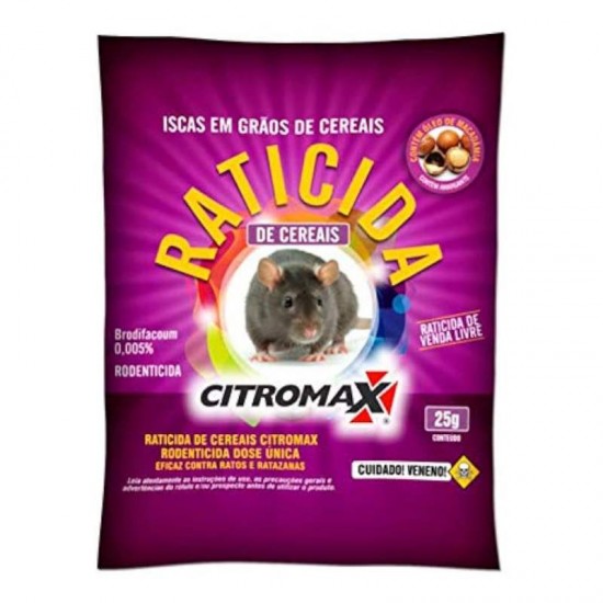 RATICIDA GRANULADO ROSA 40X25G