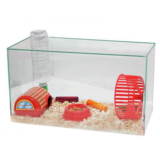 KIT TERRARIO PARA HAMSTER