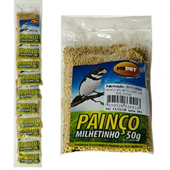 PAINCO MILHETO CART C/10UN DE 50G