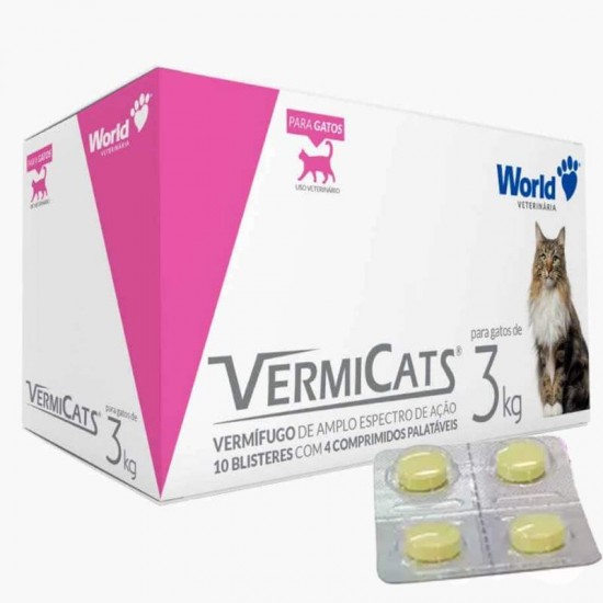 VERMICATS 600MG DISPLAY C/10 BLIST.