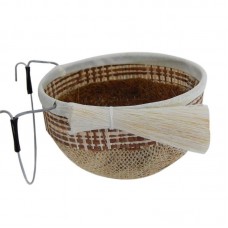 NINHO FIBRA COCO C/FLANGE P/TRINCA
