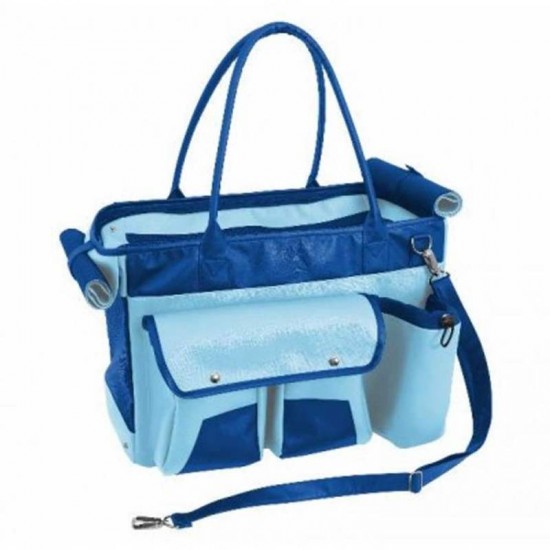 BOLSA  PET COM COMEDOUROS AZUL