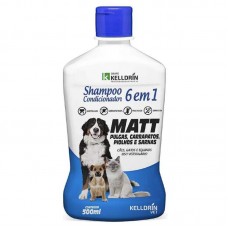 SHAMPOO E COND. MATT PULGAS 6 EM 1 500ML