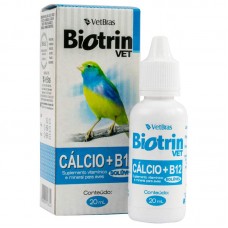 BIOTRIN VET CALCIO + B12 SOLUVEL 20ML