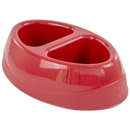 COMEDOURO DUPLO VERMELHO