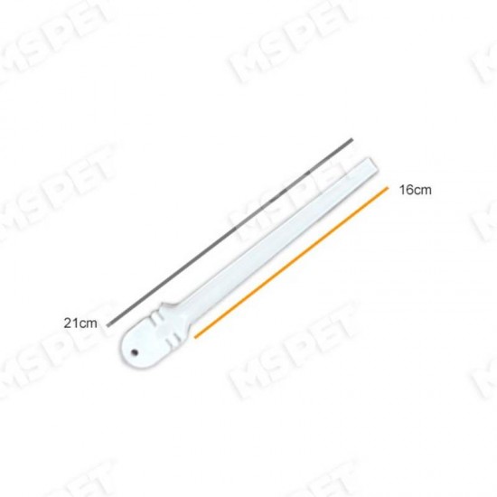 POLEIRO PLASTICO FRISADO PQ 21CM