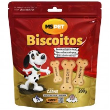 BISCOITO CARNE MS 200GR