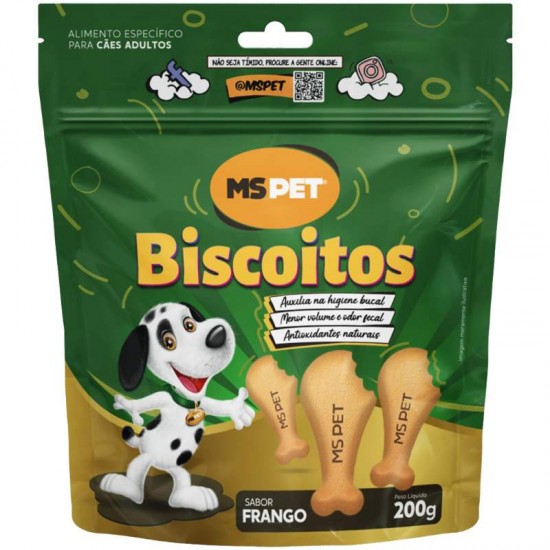 BISCOITO FRANGO MS 200GR