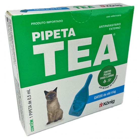 PIPETA 14 TEA GATO ATE 4KG - 0,5ML