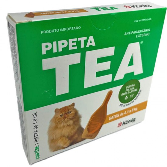 PIPETA 15 TEA GATO 4,1KG ATE 8KG - 1ML