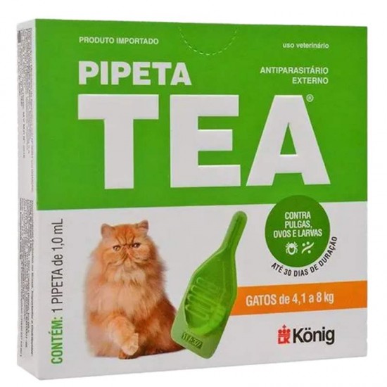 PIPETA 21 TEA GATO 4,1 A 8KG-1ML C/3