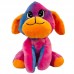 BRINQ CACHORRO ARCO IRIS 18CM