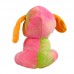 BRINQ CACHORRO ARCO IRIS 18CM