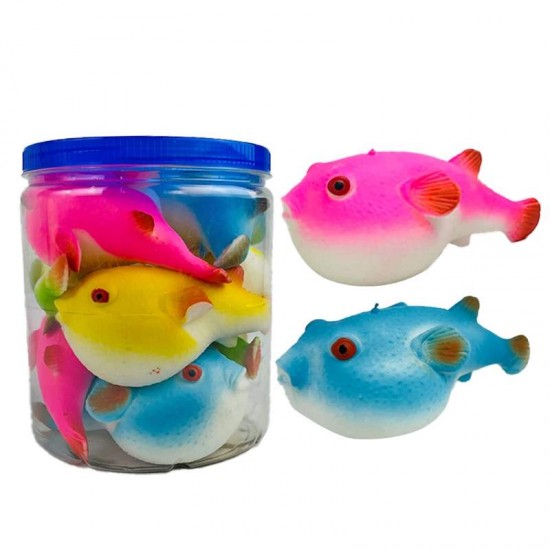 POTE BRINQ PUFFERFISH C/8