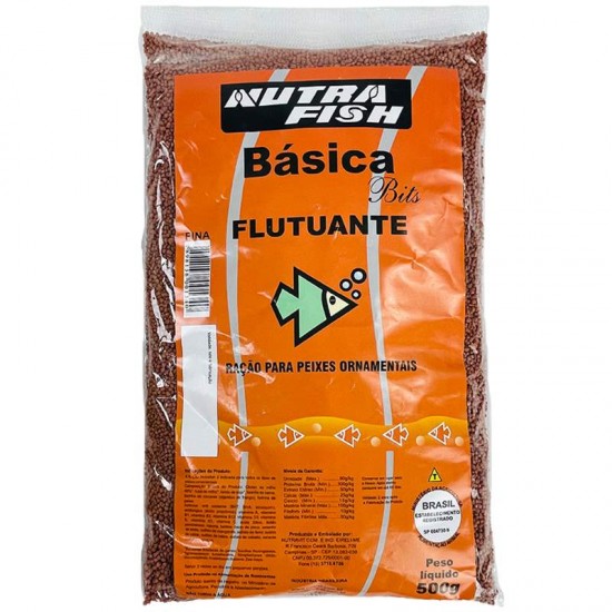 ALIM PEIXE NUTRAFISH BASICA BITS N1 500G