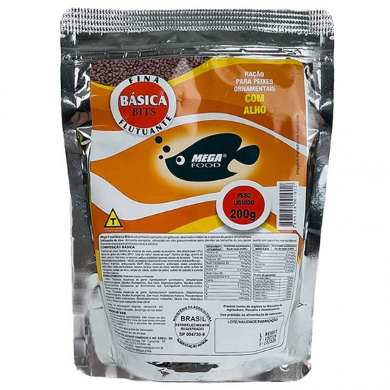 ALIM. PEIXE BASICA BITS FINA 200G