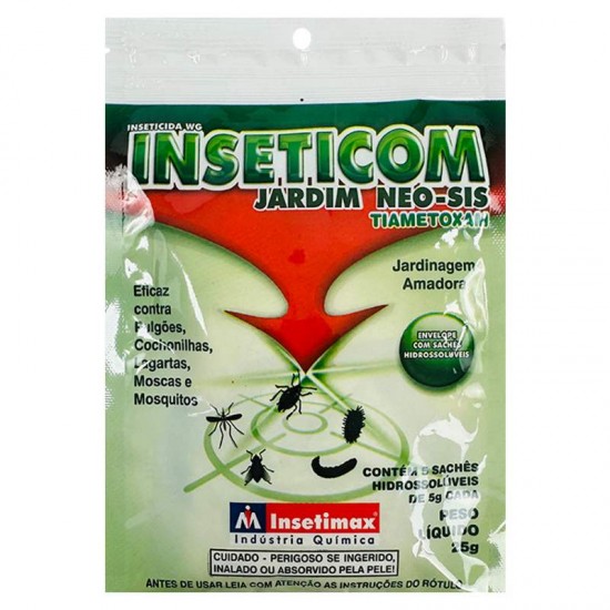 INSETICOM JARDIM NEO SIS 25G PCT C/5 SAC