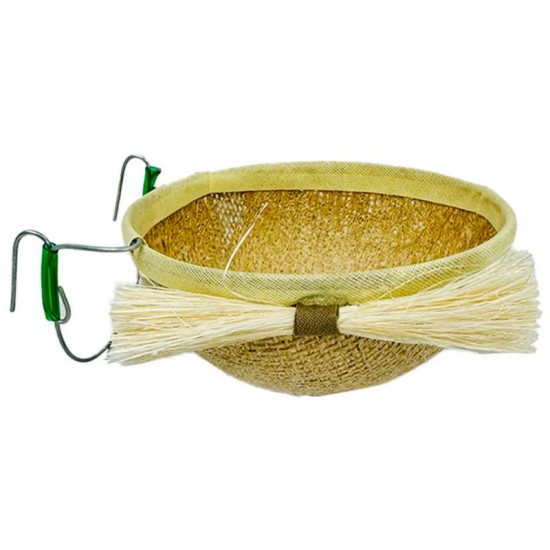 NINHO FIBRA BUCHA C/FLANGE SISAL TRINCA