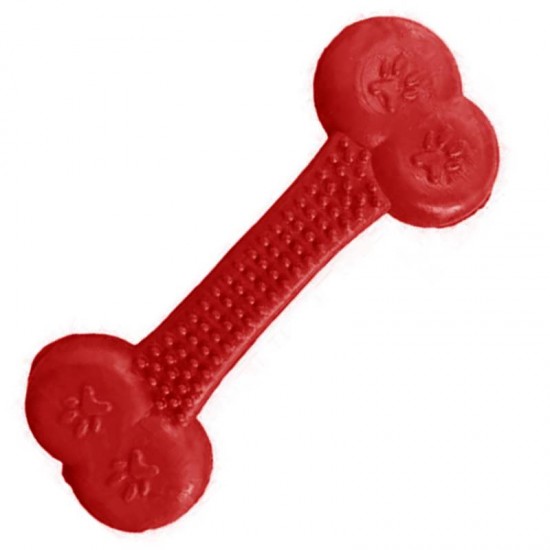 BRINQ OSSO MASSAGEADOR VERMELHO M