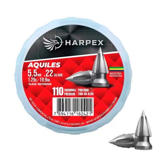 CHUMBINHO HARPEX AQUILES 5.5 CALIBRE 22