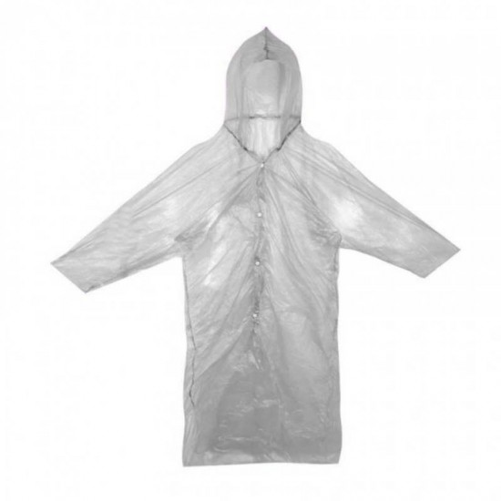 CAPA DE CHUVA PLAST TRAN. ADULTO 110X60