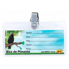 KIT ETIQ. PORTA NOME BICO DE PIMENTA S/C