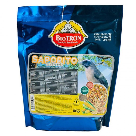 ALIM. PASSARO SAPORITO INSETO 400G