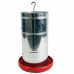 COMEDOURO 10KG TUBULAR GALV FUNDO PLAST