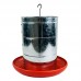 COMEDOURO 20KG TUBULAR GALV FUNDO PLAST