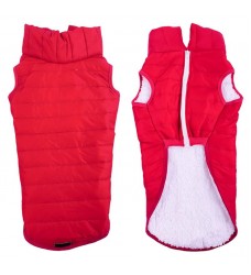 ROUPA PET COLETE PUFFER ROSA FOR. G