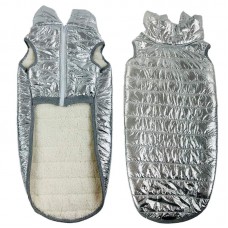 ROUPA PET COLETE PUFFER PRATA FOR. N°0