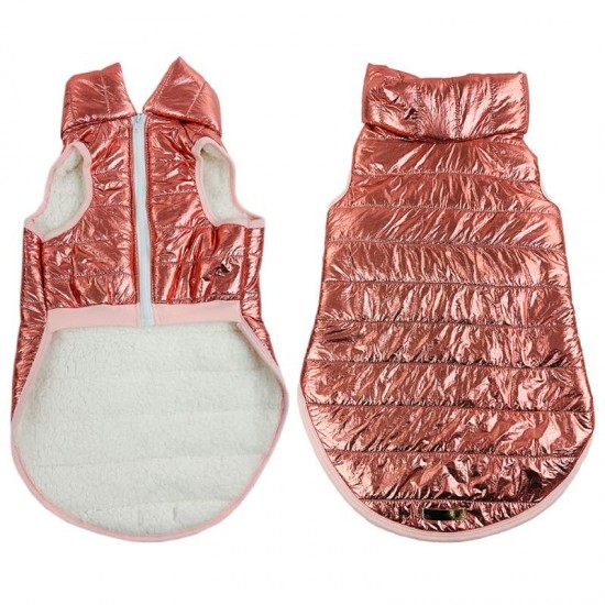 ROUPA PET COLETE PUFFER ROSE FOR. GG