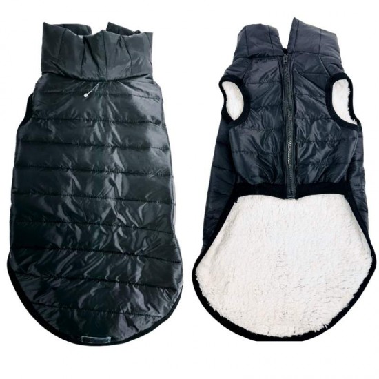 ROUPA PET COLETE PUFFER PRATA FOR. N°7