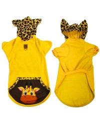 ROUPA PET GIRAFA MOLETOM G