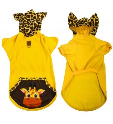 ROUPA PET GIRAFA MOLETOM G