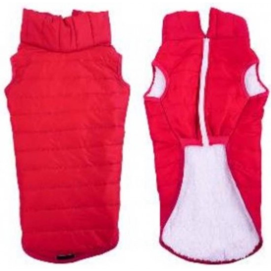 ROUPA PET COLETE PUFFER ROSA FOR. Nº5
