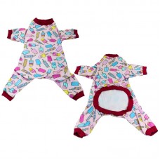 ROUPA PET PIJAMA GELATO MACACAO P
