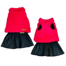 ROUPA PET LEONA VESTIDO C/COLETE G