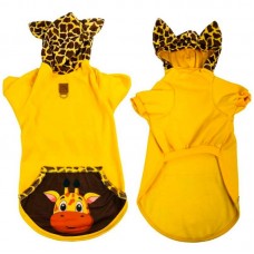 ROUPA PET GIRAFA MOLETOM Nº0