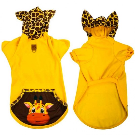 ROUPA PET GIRAFA MOLETOM Nº0