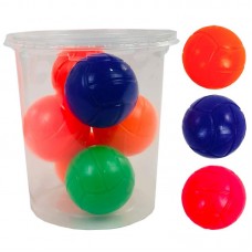 POTE BRINQ PET BOLA RESIST. SORTIDO C/6