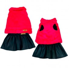 ROUPA PET LEONA VESTIDO C/COLETE N°5