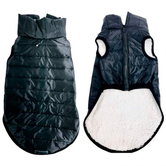 ROUPA PET COLETE PUFFER PRETO FOR. Nº5