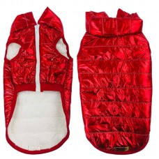 ROUPA PET COLETE PUFFER VERM. FOR. N°0