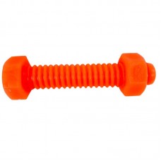 BRINQ PET PARAFUSO G RESISTENTE LARANJA 