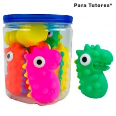 POTE BRINQ CRAZY DINO C/7