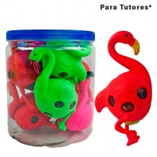 POTE BRINQ CUTE FLAMINGO C/8