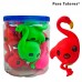 POTE BRINQ CUTE FLAMINGO C/8