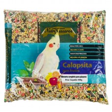 ALIM. PASSARO CALOPSITA C/FRUTAS 500 GR